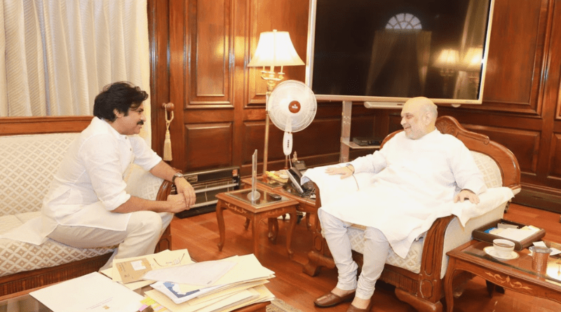 Shri Pawan Kalyan met Union Home Minister Shri Amit Shah